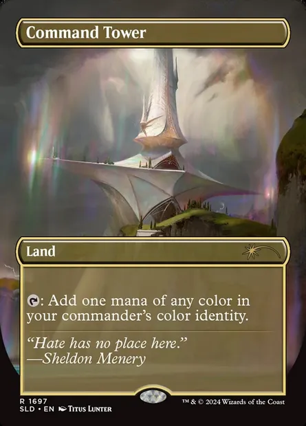 Tour de commandement, carte Magic SLD 1697 — extension Secret Lair Drop