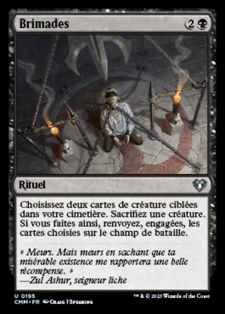 Brimades, carte Magic CMM 195 — extension Commander Masters
