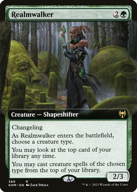 Realmwalker, Magic card KHM 366 — Kaldheim set