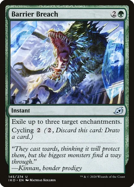 Barrier Breach, Magic card IKO 145 — Ikoria: Lair of Behemoths set