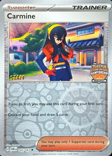Carmine, Pokémon card LGP 171-staff — League Promos set