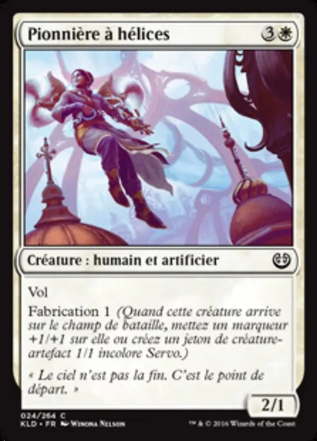 Pionnière à hélices, carte Magic KLD 24 — extension Kaladesh
