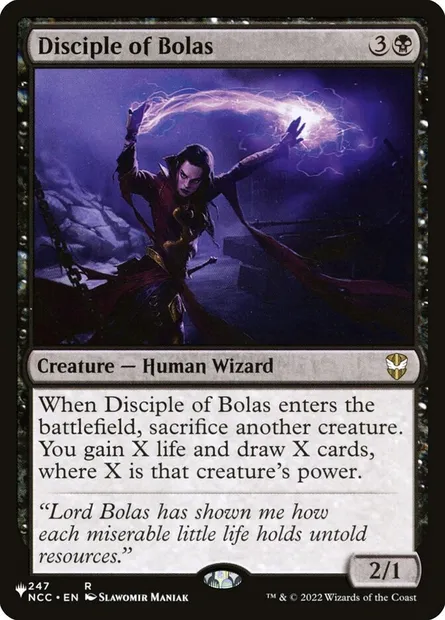 Disciple de Bolas, carte Magic PLST NCC-247 — extension The List