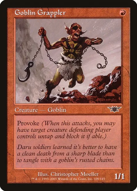 Accrocheur gobelin, carte Magic LGN 100 — extension Légions