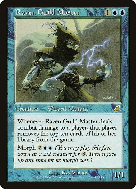 Maître de la guilde du corbeau, carte Magic SCG 47 — extension Fléau