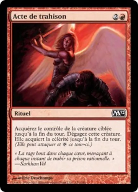 Acte de trahison, carte Magic M12 121 — extension Magic 2012