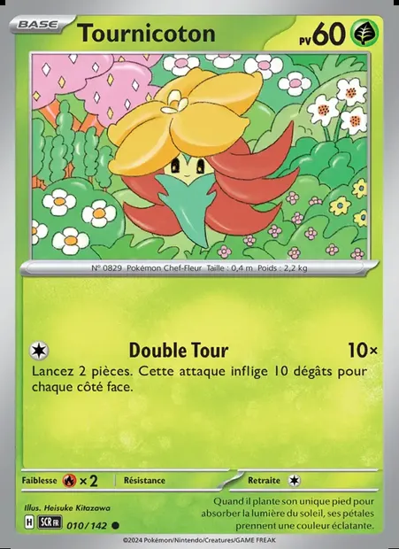 Tournicoton, carte Pokémon SCR 010 — extension Couronne Stellaire