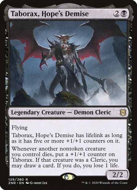 Taborax, Hope's Demise, Magic card ZNR 129 — Zendikar Rising set