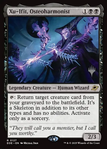 Xu-Ifit, Osteoharmonist, Magic card PEOE 127p — Edge of Eternities Promos set