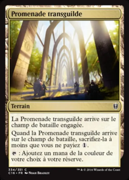 Promenade transguilde, carte Magic C16 334 — extension Commander 2016