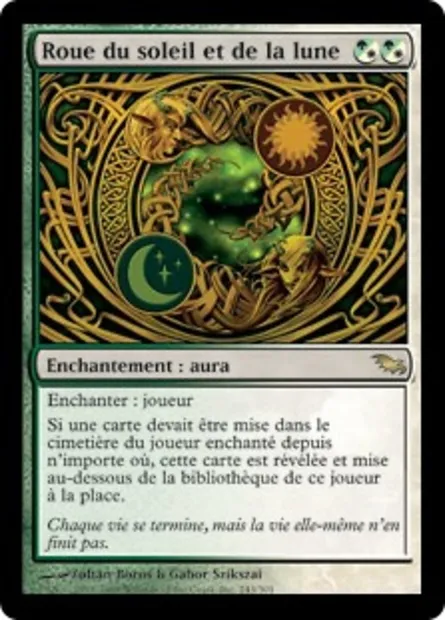 Roue du soleil et de la lune, carte Magic SHM 243 — extension Sombrelande