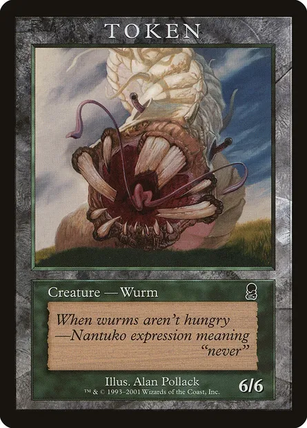 Wurm, Magic card PR2 6 — Magic Player Rewards 2002 set