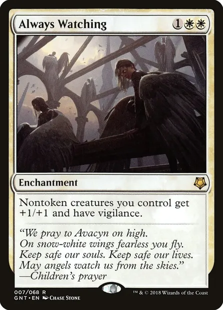 Observation constante, carte Magic GNT 7 — extension Game Night