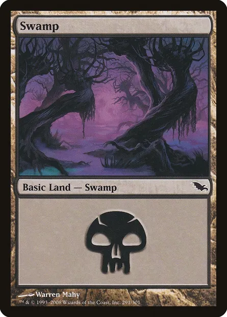 Swamp, Magic card SHM 291 — Shadowmoor set