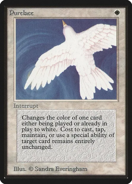 Purelace, Magic card LEB 33 — Limited Edition Beta set