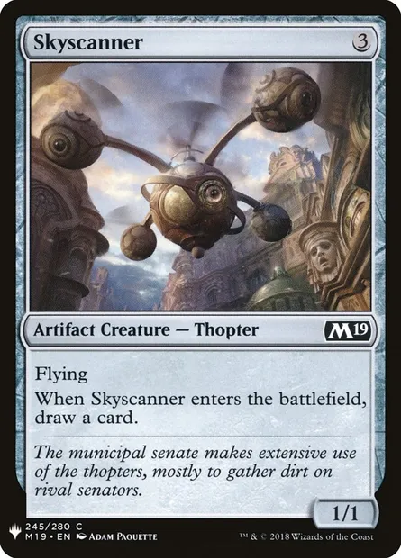 Scruteciel, carte Magic PLST M19-245 — extension The List