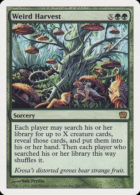 Weird Harvest, Magic card 9ED 282 — Ninth Edition set