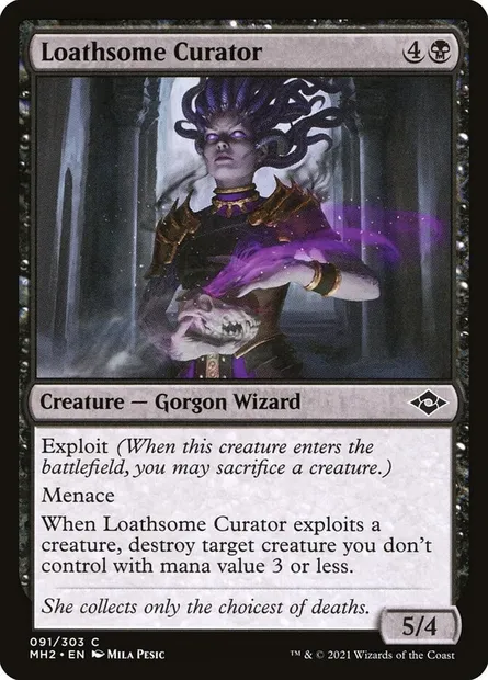 Loathsome Curator, Magic card MH2 91 — Modern Horizons 2 set