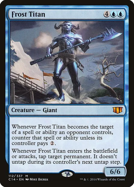 Frost Titan, Magic card C14 112 — Commander 2014 set