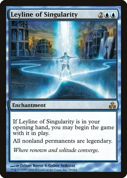 Leyline of Singularity, Magic card GPT 29 — Guildpact set