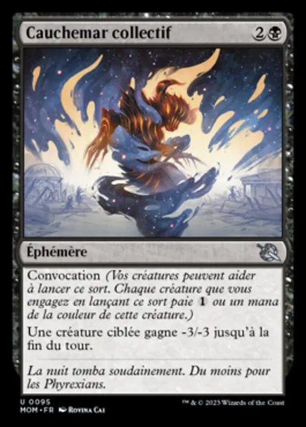 Cauchemar collectif, carte Magic MOM 95 — extension L'invasion des machines