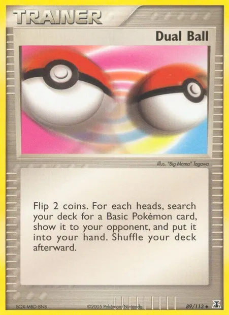 Dual Ball, Pokémon card DS 89 — Delta Species set