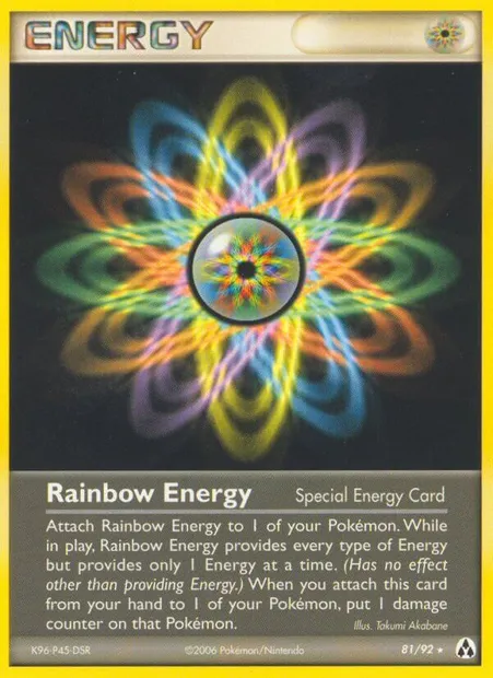 Rainbow Energy, Pokémon card LM 81 — Legend Maker set