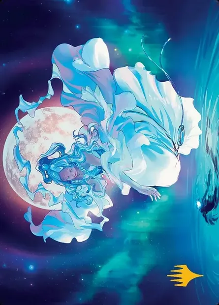 Yue, the Moon Spirit // Yue, the Moon Spirit, carte Magic ATLA 7 — extension Avatar: the Last Airbender Art Series