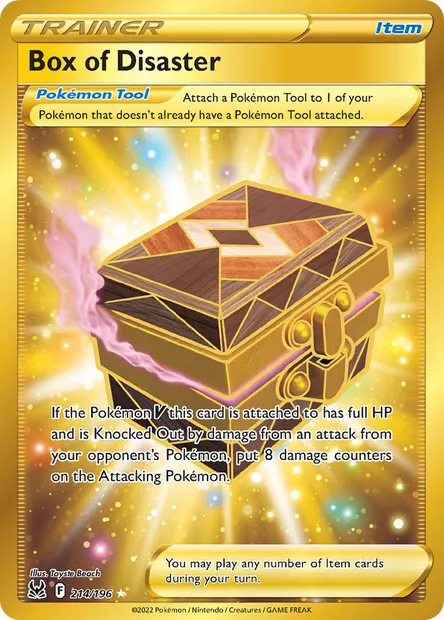 Box of Disaster, Pokémon card LOR 214 — Lost Origin set