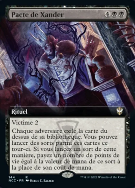 Pacte de Xander, carte Magic NCC 144 — extension New Capenna Commander