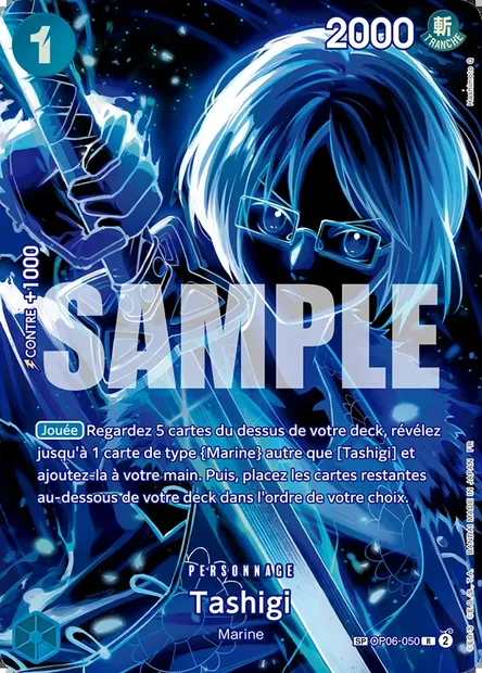 Tashigi, carte One Piece OP06-050 — extension ONE PIECE CARD THE BEST
