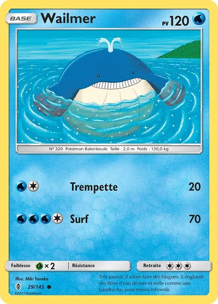 Wailmer, carte Pokémon GRI 29 — extension Gardiens Ascendants