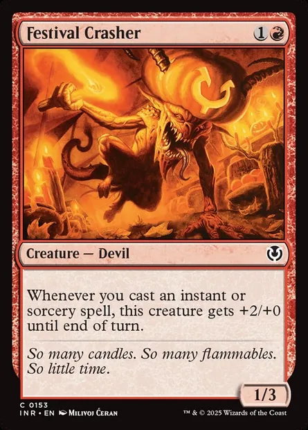 Fracasseur de festival, carte Magic INR 153 — extension Innistrad Remastered