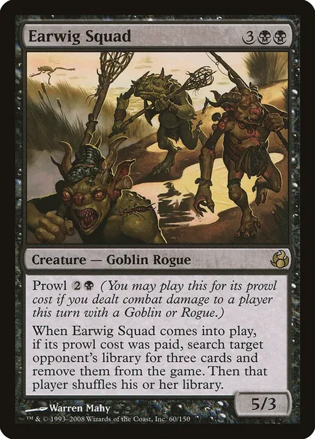 Earwig Squad, Magic card MOR 60 — Morningtide set