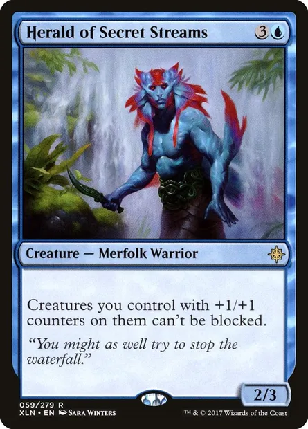 Herald of Secret Streams, Magic card XLN 59 — Ixalan set