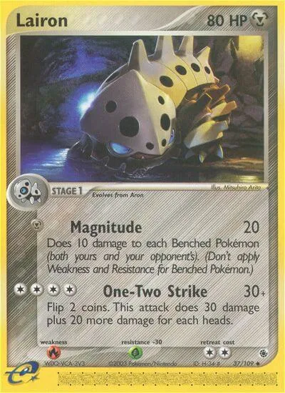 Lairon, Pokémon card RS 37 — Ruby & Sapphire set