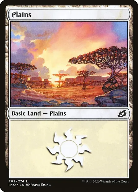 Plains, Magic card IKO 262 — Ikoria: Lair of Behemoths set