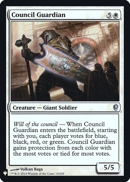 Council Guardian, carte Magic PLST CNS-15 — extension The List