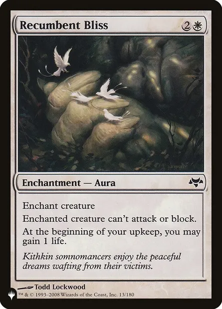 Recumbent Bliss, Magic card PLST EVE-13 — The List set