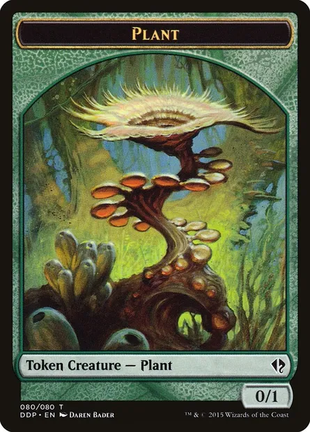 Plant, Magic card DDP 80 — Duel Decks: Zendikar vs. Eldrazi set