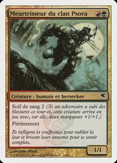 Scab-Clan Mauler, Magic card PSAL I31 — Salvat 2005 set