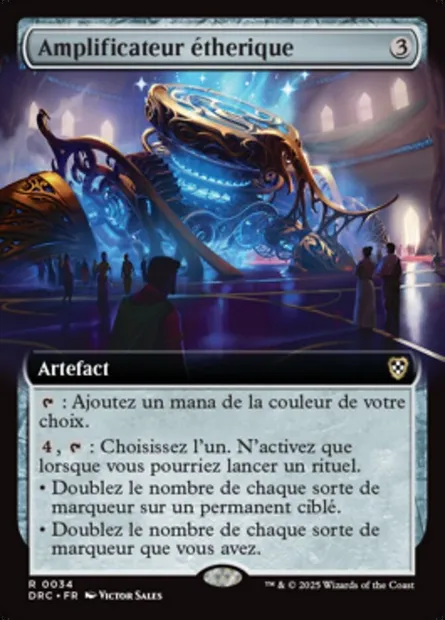 Amplificateur étherique, carte Magic DRC 34 — extension Aetherdrift Commander
