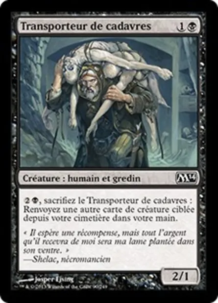 Transporteur de cadavres, carte Magic M14 90 — extension Magic 2014