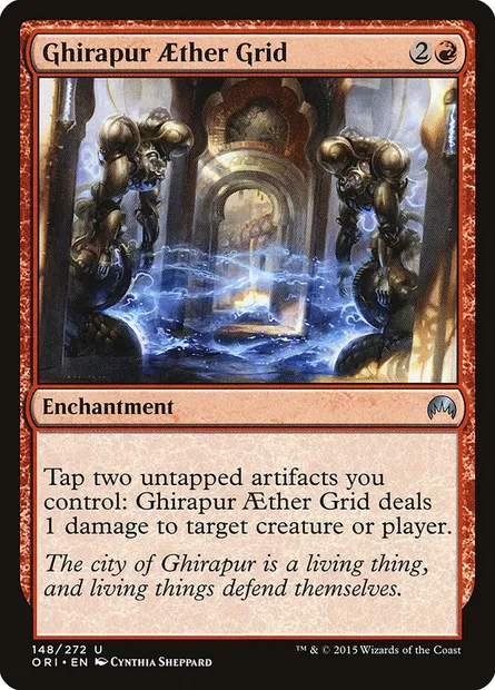 Ghirapur Aether Grid, Magic card ORI 148 — Magic Origins set