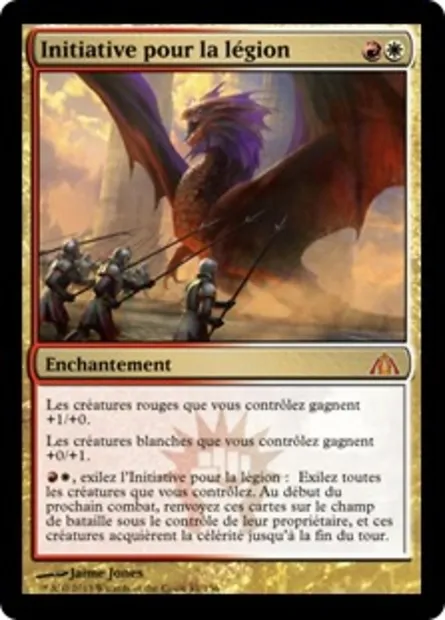 Initiative pour la légion, carte Magic DGM 81 — extension Le labyrinthe du dragon