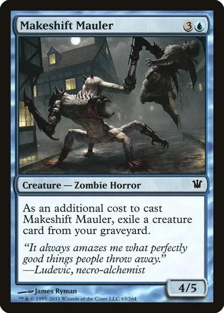 Makeshift Mauler, Magic card ISD 65 — Innistrad set