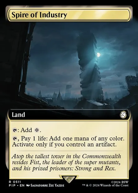 Spire of Industry, Magic card PIP 511 — Fallout set