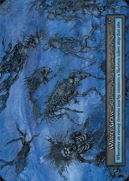 Watery Grave, Sorcery card GOT 446 — Gothic set