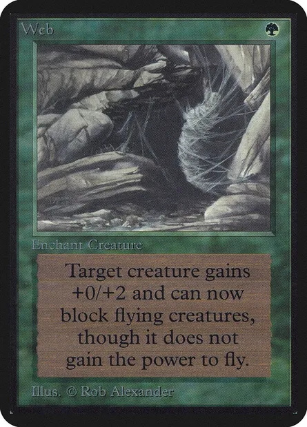 Web, Magic card LEA 228 — Limited Edition Alpha set