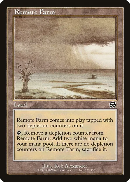 Ferme isolée, carte Magic MMQ 323 — extension Masques de Mercadia